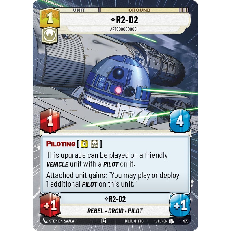 R2-D2 - Artooooooooo! (979) (Hyperspace Foil) (979) [Jump to Lightspeed]
