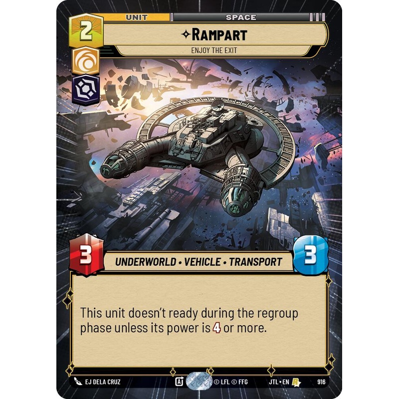 Rampart - Enjoy the Exit (916) (Hyperspace Foil) (916) [Jump to Lightspeed]
