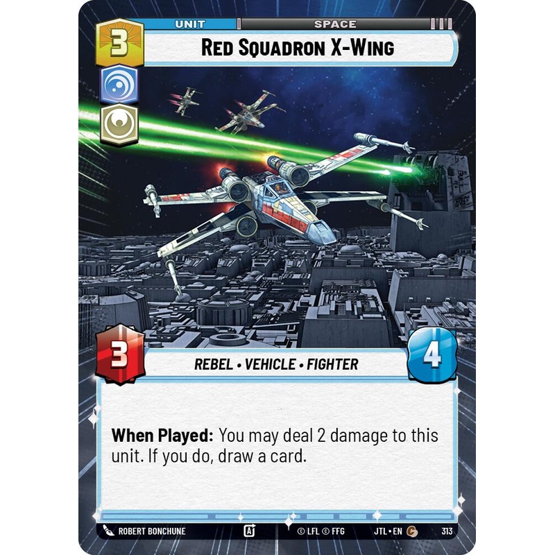 Red Squadron X-Wing (313) (Hyperspace) (313) [Jump to Lightspeed]