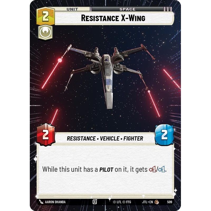 Resistance X-Wing (509) (Hyperspace) (509) [Jump to Lightspeed]