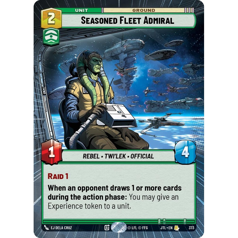 Seasoned Fleet Admiral (373) (Hyperspace) (373) [Jump to Lightspeed]