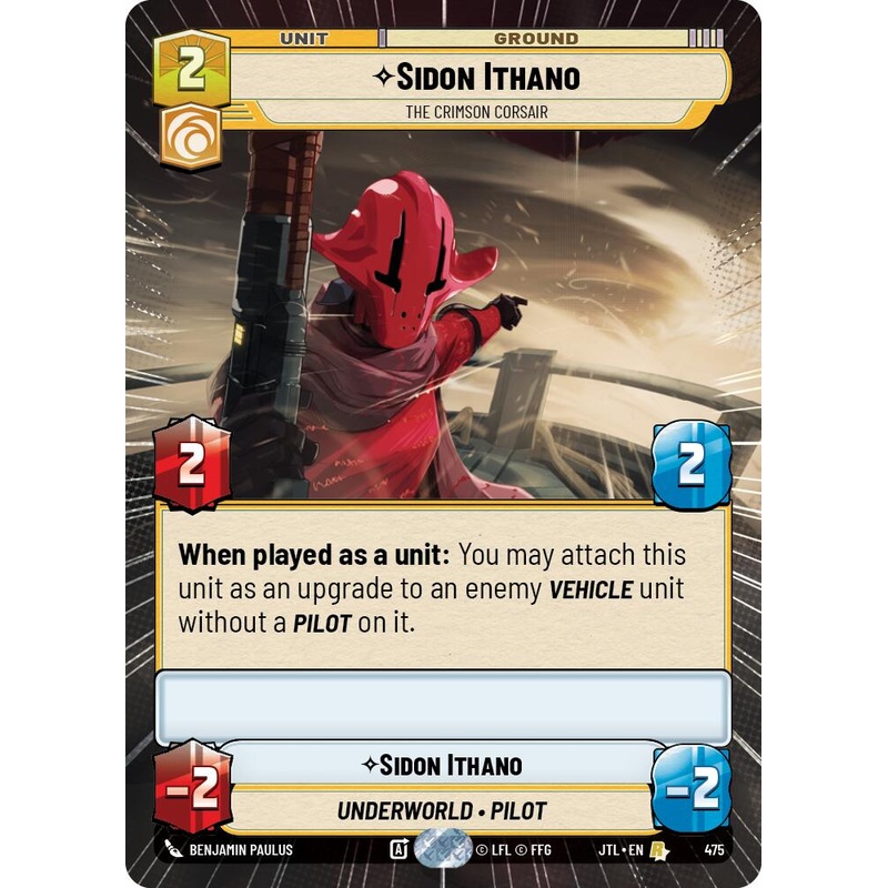 Sidon Ithano - The Crimson Corsair (475) (Hyperspace) (475) [Jump to Lightspeed]