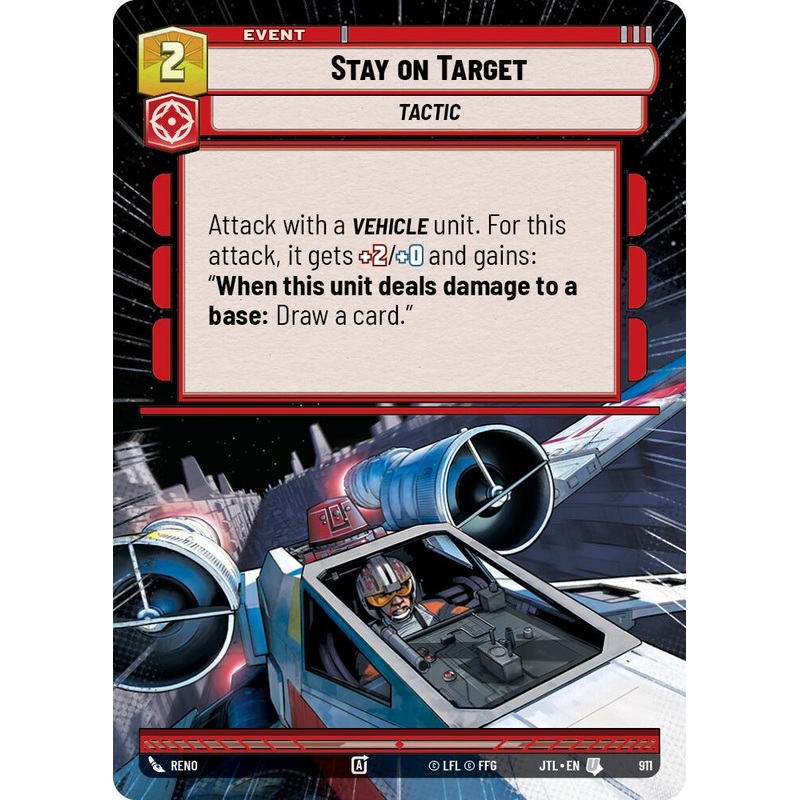 Stay on Target (911) (Hyperspace Foil) (911) [Jump to Lightspeed]