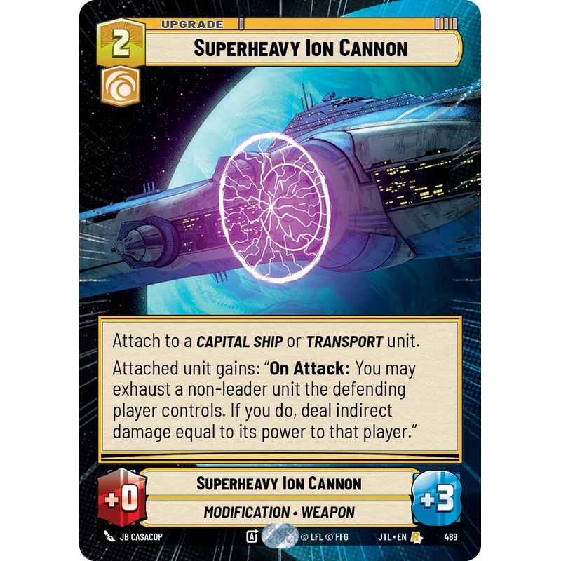 Superheavy Ion Cannon (489) (Hyperspace) (489) [Jump to Lightspeed]