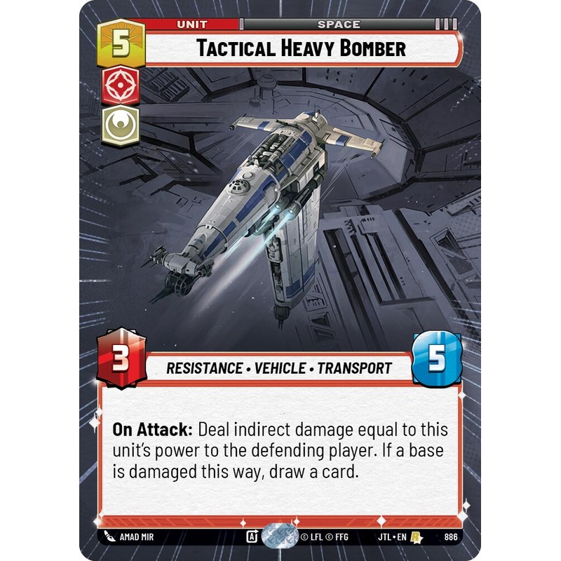 Tactical Heavy Bomber (886) (Hyperspace Foil) (886) [Jump to Lightspeed]