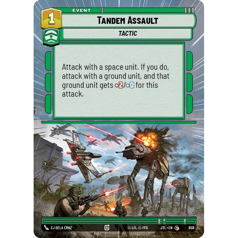 Tandem Assault (858) (Hyperspace Foil) (858) [Jump to Lightspeed]