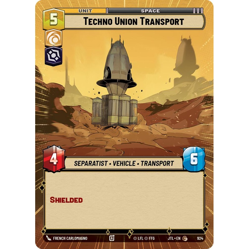Techno Union Transport (924) (Hyperspace Foil) (924) [Jump to Lightspeed]