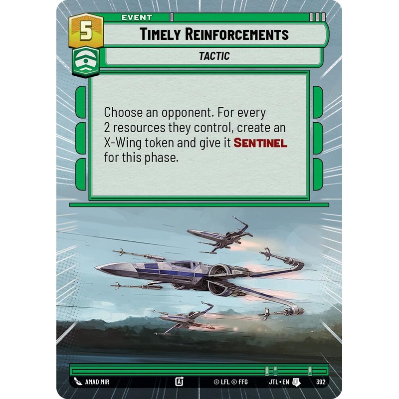 Timely Reinforcements (392) (Hyperspace) (392) [Jump to Lightspeed]