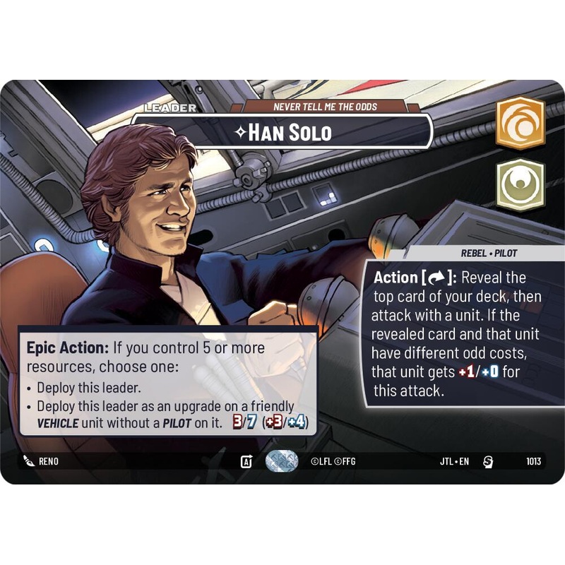 Han Solo - Never Tell Me the Odds (1013) (Showcase) (1013) [Jump to Lightspeed]