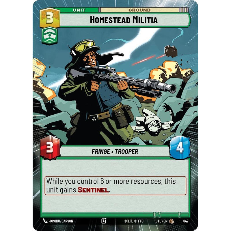 Homestead Militia (847) (Hyperspace Foil) (847) [Jump to Lightspeed]