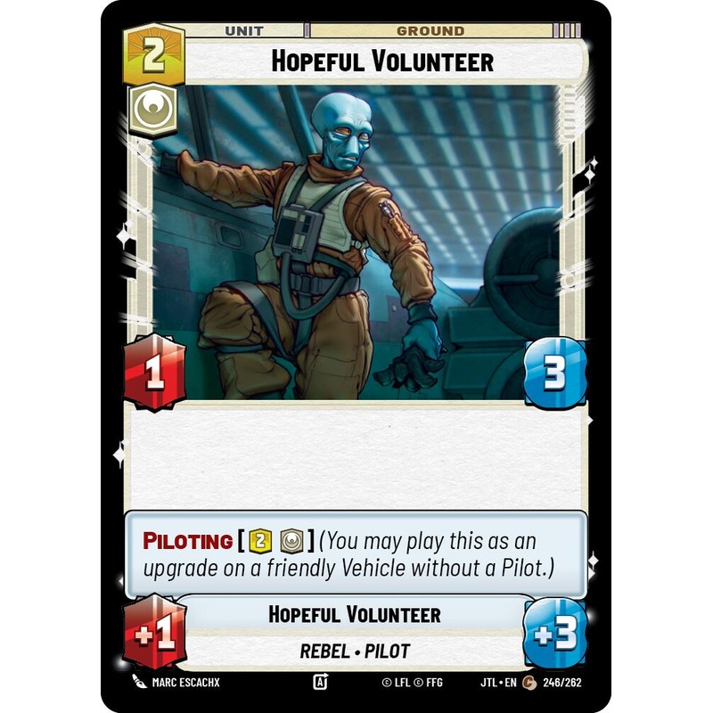 Hopeful Volunteer (246/262) (246/262) [Jump to Lightspeed]