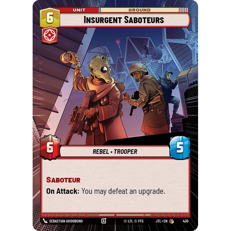 Insurgent Saboteurs (430) (Hyperspace) (430) [Jump to Lightspeed]