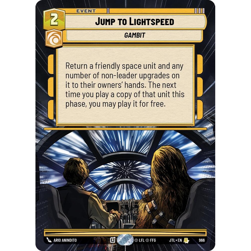 Jump to Lightspeed (966) (Hyperspace Foil) (966) [Jump to Lightspeed]