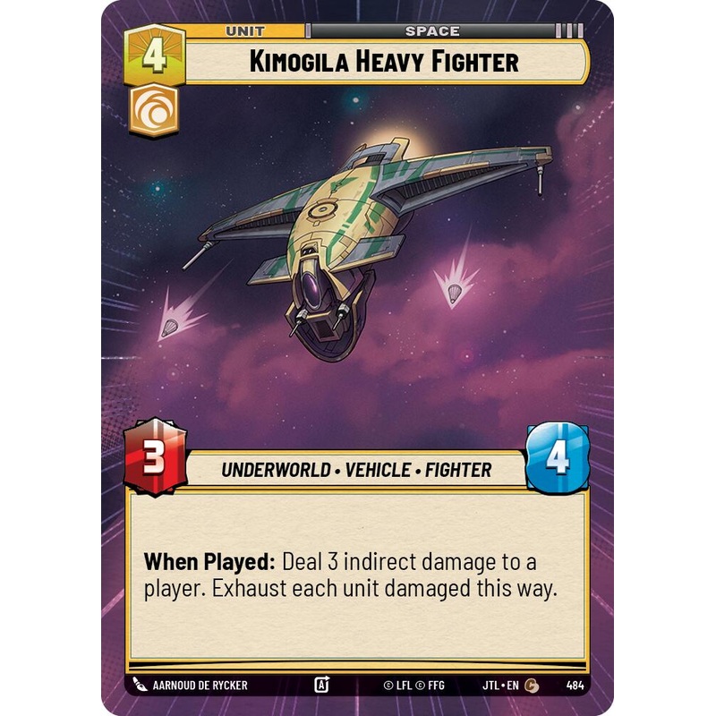Kimogila Heavy Fighter (484) (Hyperspace) (484) [Jump to Lightspeed]