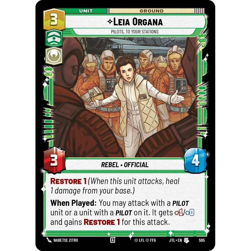 Leia Organa - Pilots, To Your Stations (595) (595) [Jump to Lightspeed]