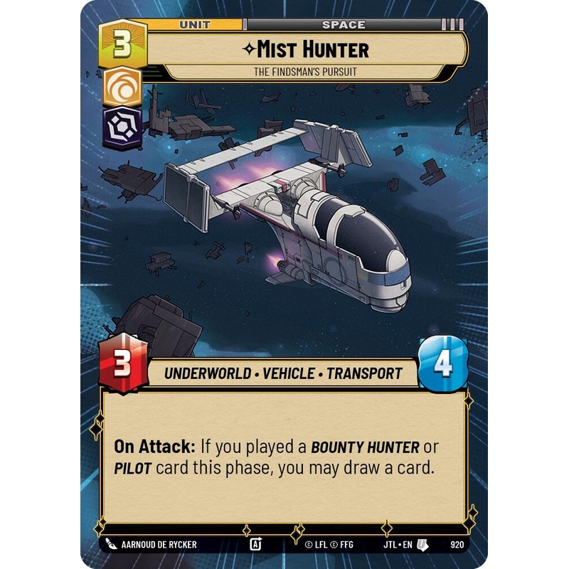 Mist Hunter - The Findsman's Pursuit (920) (Hyperspace Foil) (920) [Jump to Lightspeed]