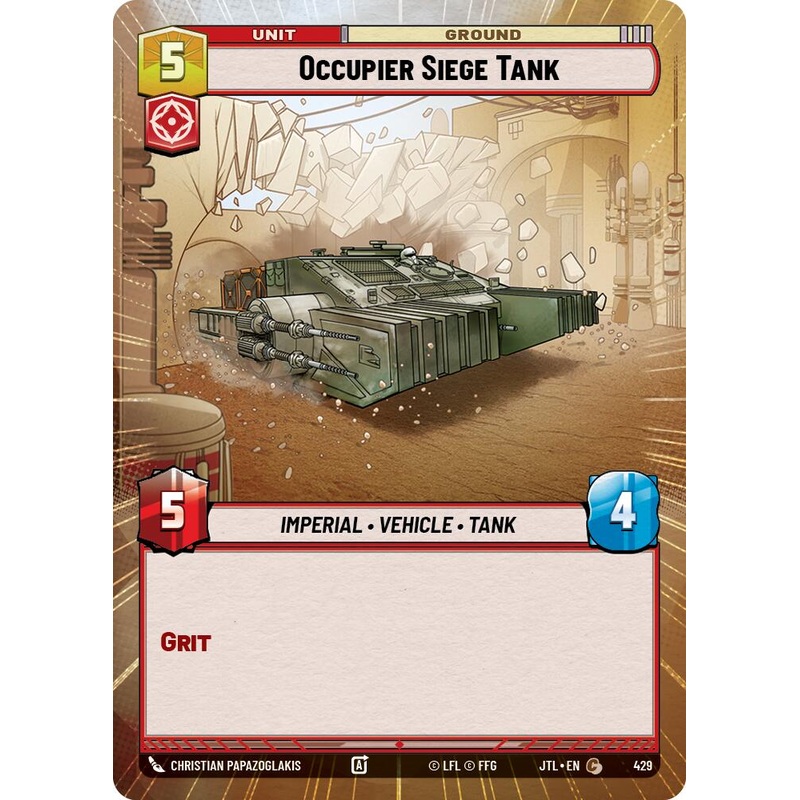 Occupier Siege Tank (429) (Hyperspace) (429) [Jump to Lightspeed]