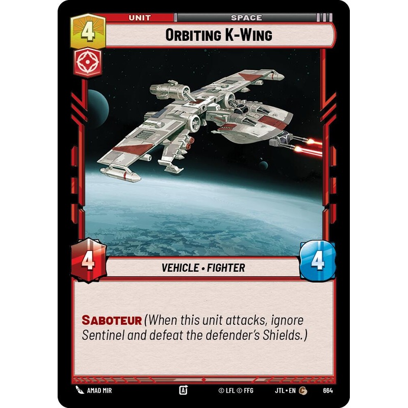 Orbiting K-Wing (664) (664) [Jump to Lightspeed]
