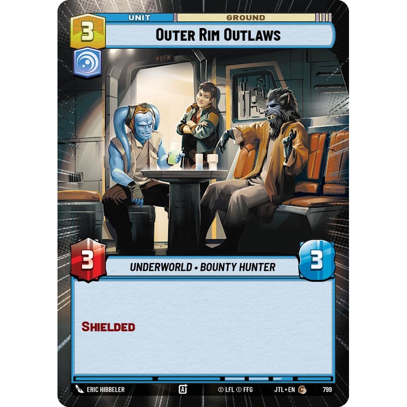 Outer Rim Outlaws (799) (Hyperspace Foil) (799) [Jump to Lightspeed]