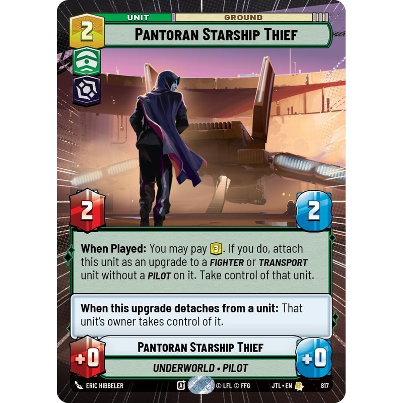 Pantoran Starship Thief (817) (Hyperspace Foil) (817) [Jump to Lightspeed]