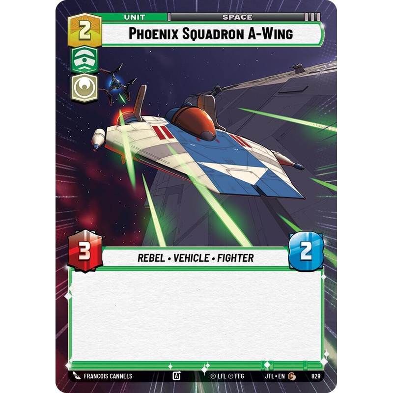 Phoenix Squadron A-Wing (829) (Hyperspace Foil) (829) [Jump to Lightspeed]