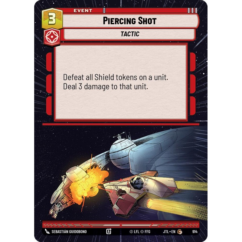 Piercing Shot (914) (Hyperspace Foil) (914) [Jump to Lightspeed]