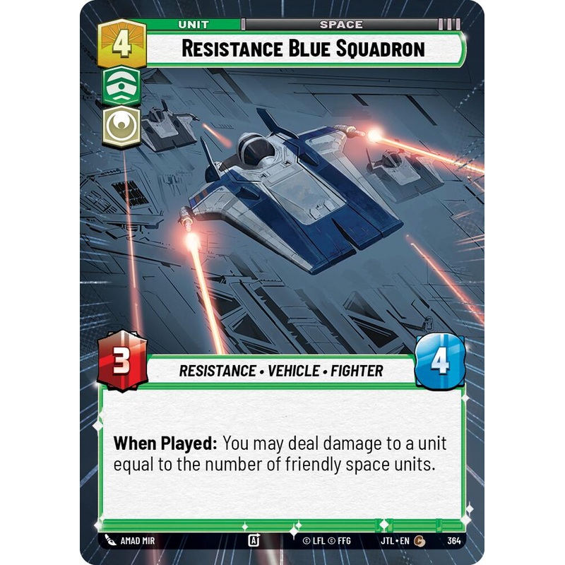 Resistance Blue Squadron (364) (Hyperspace) (364) [Jump to Lightspeed]