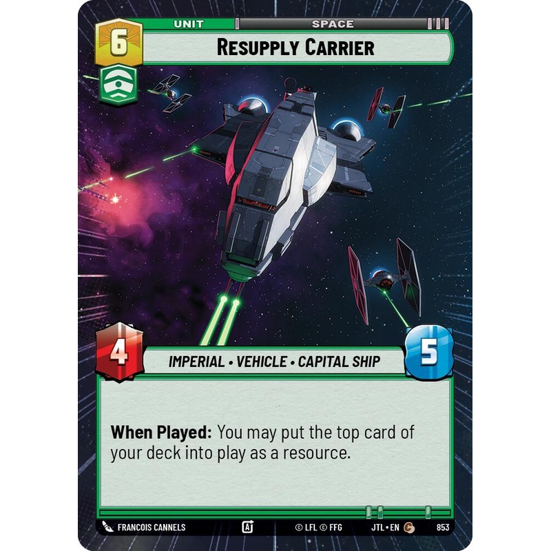 Resupply Carrier (853) (Hyperspace Foil) (853) [Jump to Lightspeed]
