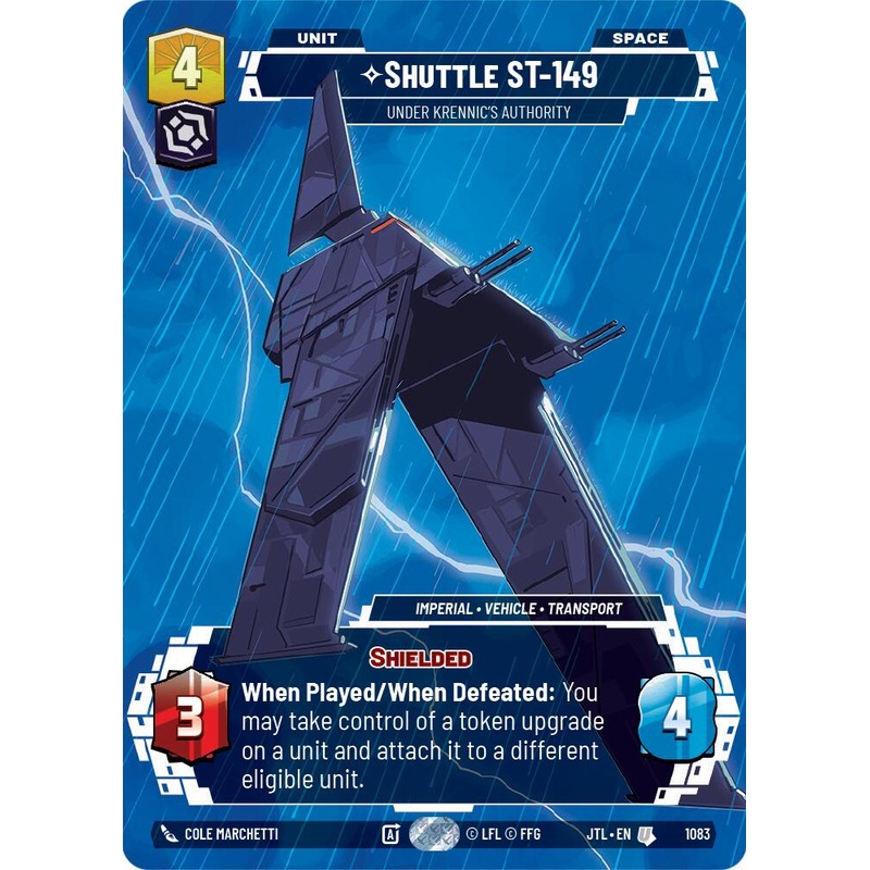 Shuttle ST-149 - Under Krennic's Authority (1083) (Prestige Foil) (1083) [Jump to Lightspeed]