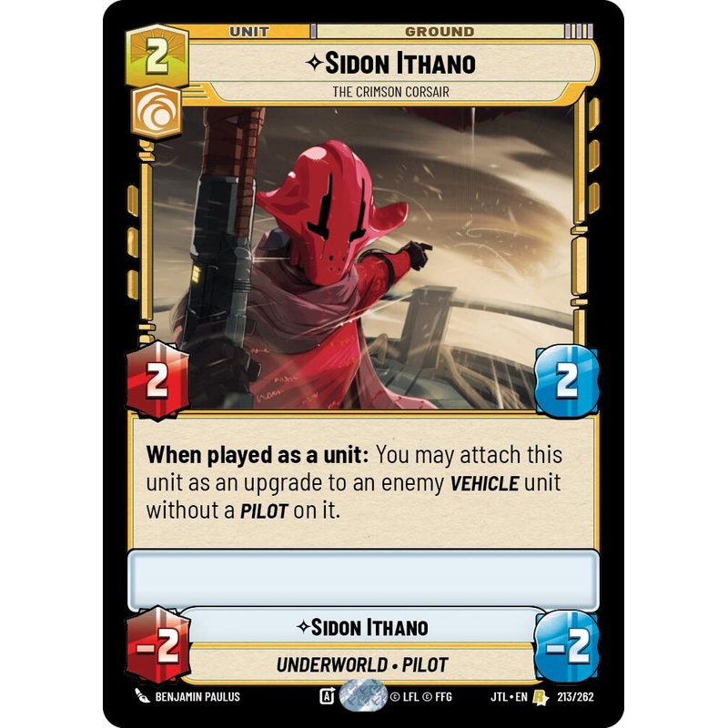 Sidon Ithano - The Crimson Corsair (213/262) (213/262) [Jump to Lightspeed]