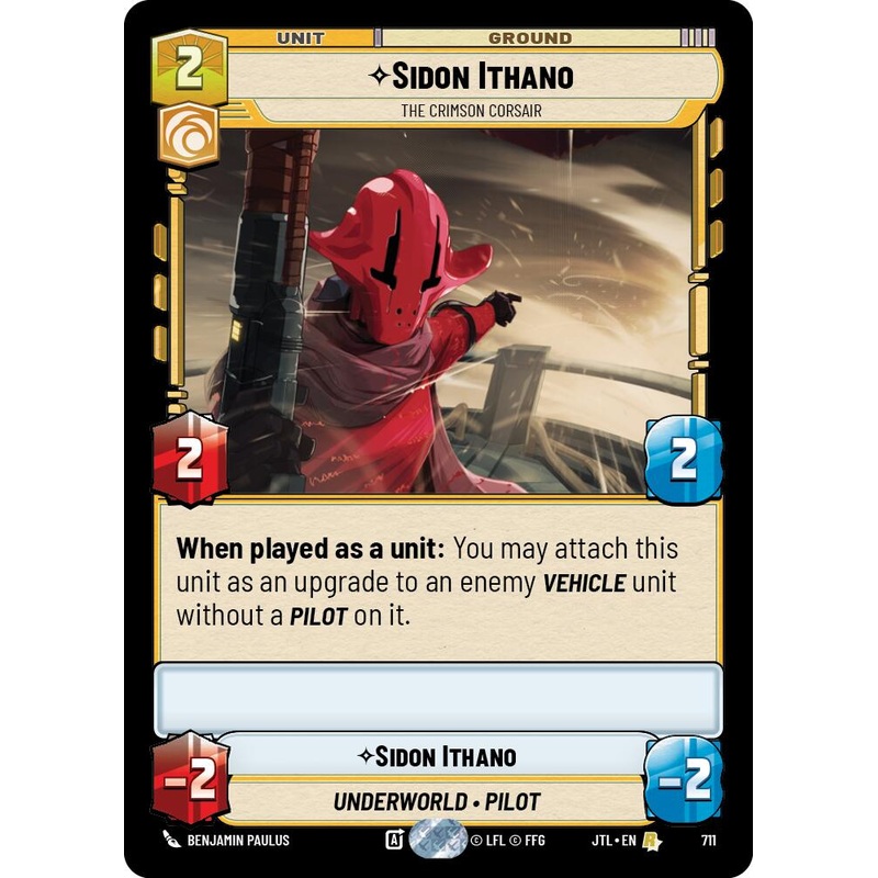 Sidon Ithano - The Crimson Corsair (711) (711) [Jump to Lightspeed]