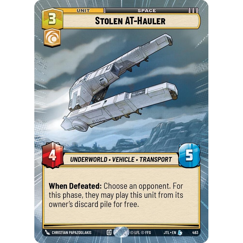 Stolen AT-Hauler (483) (Hyperspace) (483) [Jump to Lightspeed]