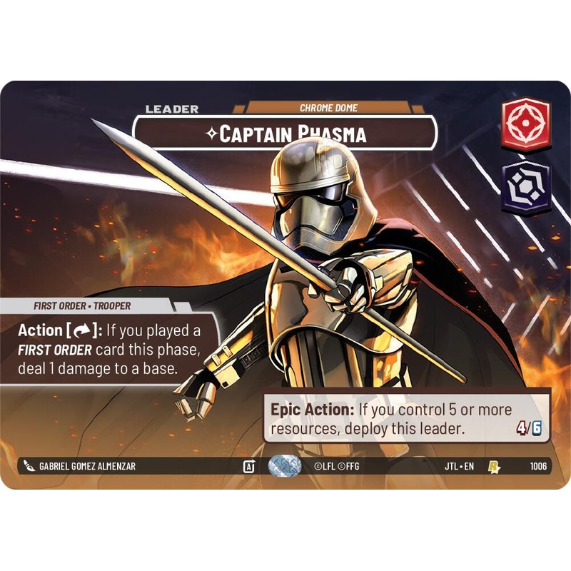 Captain Phasma - Chrome Dome (1006) (Showcase) (1006) [Jump to Lightspeed]