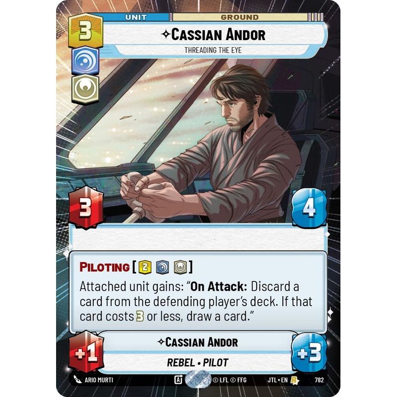 Cassian Andor - Threading the Eye (782) (Hyperspace Foil) (782) [Jump to Lightspeed]