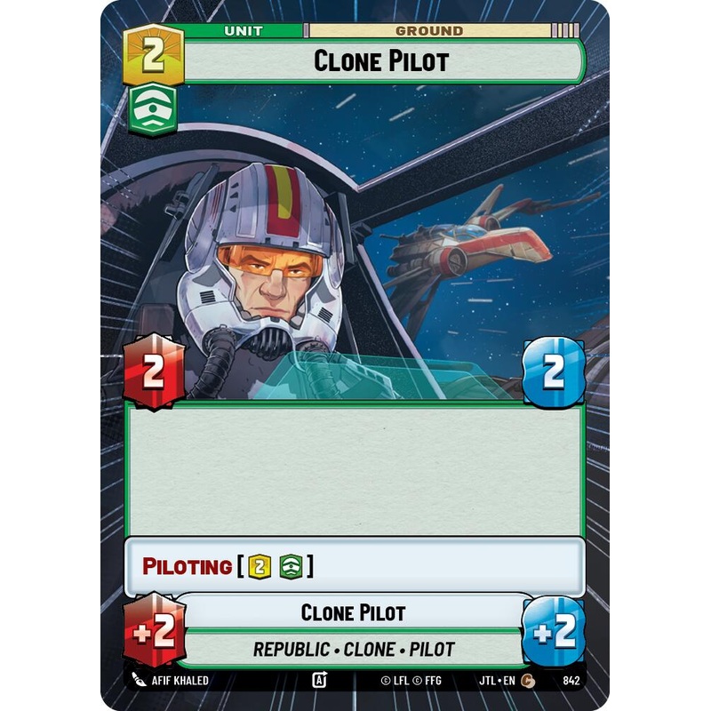 Clone Pilot (842) (Hyperspace Foil) (842) [Jump to Lightspeed]