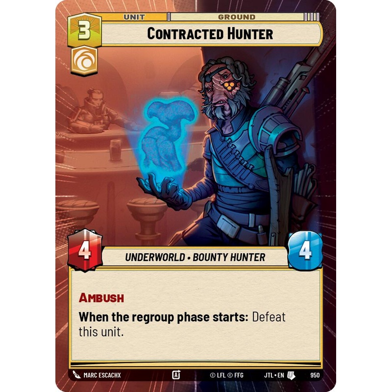 Contracted Hunter (950) (Hyperspace Foil) (950) [Jump to Lightspeed]