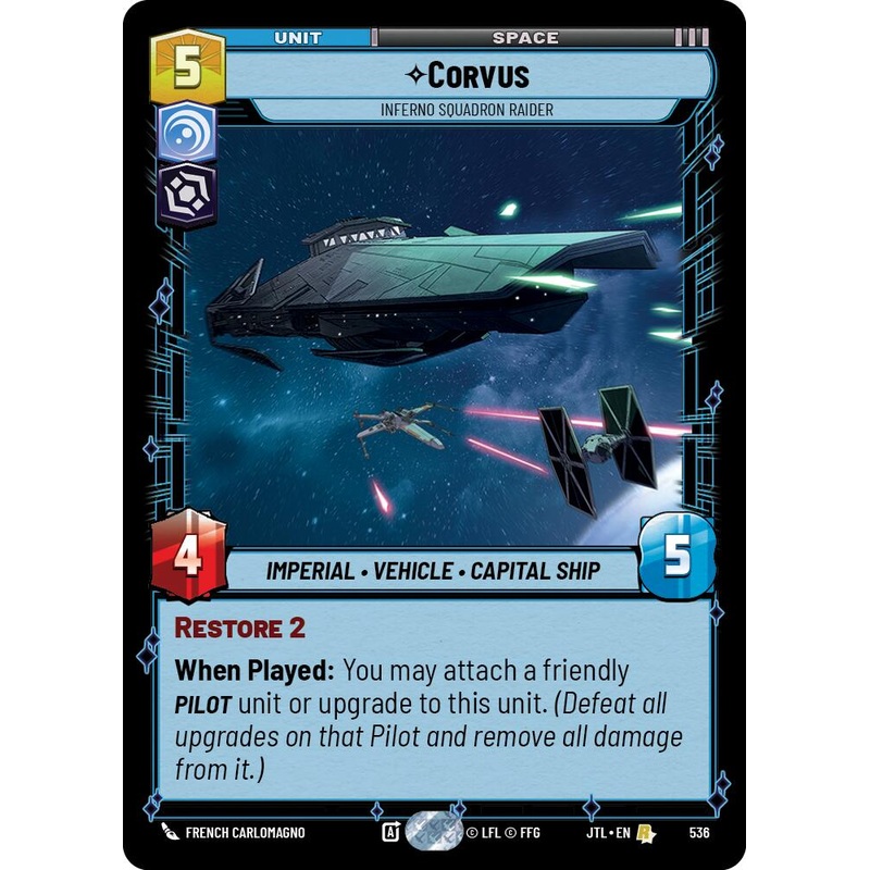 Corvus - Inferno Squadron Raider (536) (536) [Jump to Lightspeed]