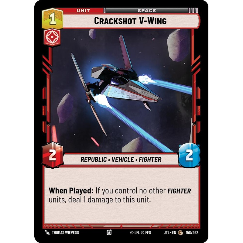 Crackshot V-Wing (158/262) (158/262) [Jump to Lightspeed]