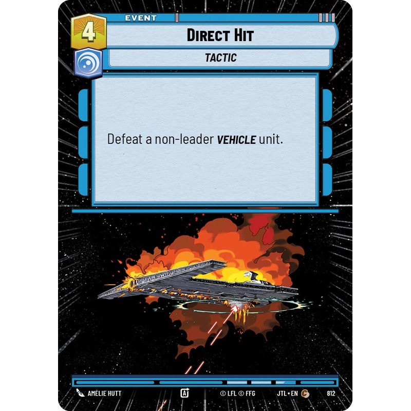 Direct Hit (812) (Hyperspace Foil) (812) [Jump to Lightspeed]