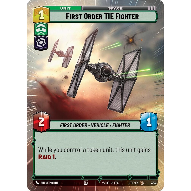 First Order TIE Fighter (343) (Hyperspace) (343) [Jump to Lightspeed]