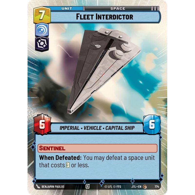 Fleet Interdictor (774) (Hyperspace Foil) (774) [Jump to Lightspeed]