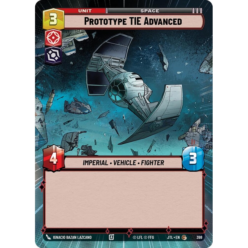 Prototype TIE Advanced (398) (Hyperspace) (398) [Jump to Lightspeed]