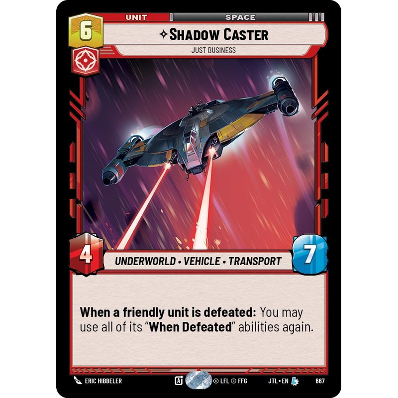 Shadow Caster - Just Business (667) (667) [Jump to Lightspeed]