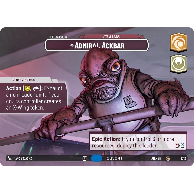 Admiral Ackbar - It's A Trap! (1012) (Showcase) (1012) [Jump to Lightspeed]