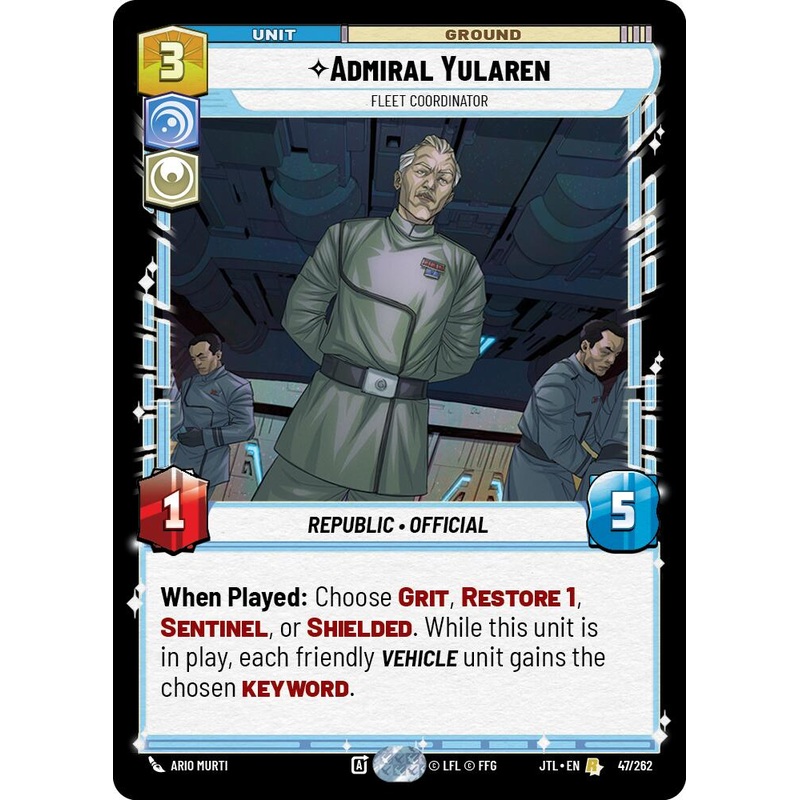 Admiral Yularen - Fleet Coordinator (047/262) (047/262) [Jump to Lightspeed]