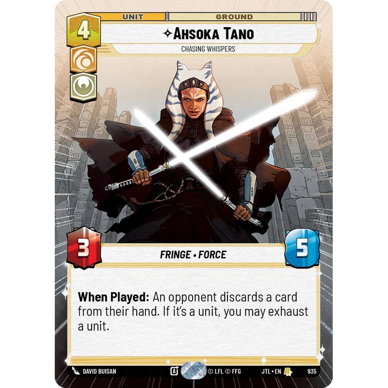 Ahsoka Tano - Chasing Whispers (935) (Hyperspace Foil) (935) [Jump to Lightspeed]