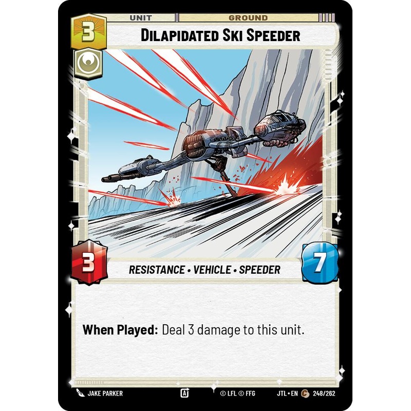 Dilapidated Ski Speeder (248/262) (248/262) [Jump to Lightspeed]