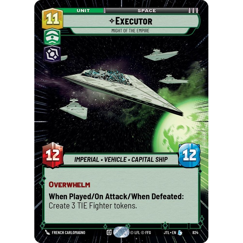 Executor - Might of the Empire (824) (Hyperspace Foil) (824) [Jump to Lightspeed]