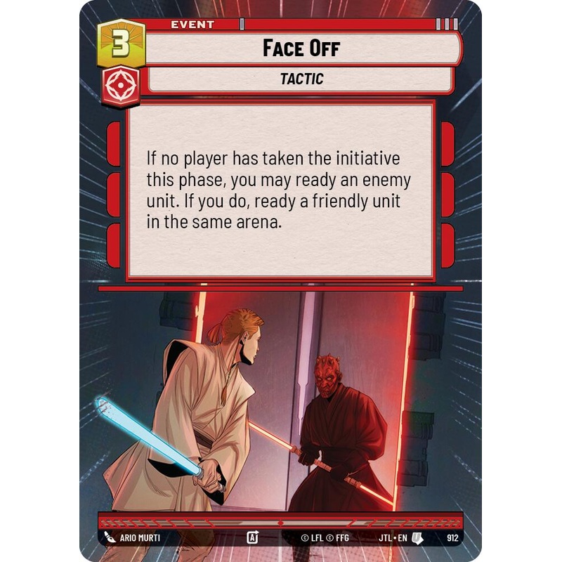 Face Off (912) (Hyperspace Foil) (912) [Jump to Lightspeed]