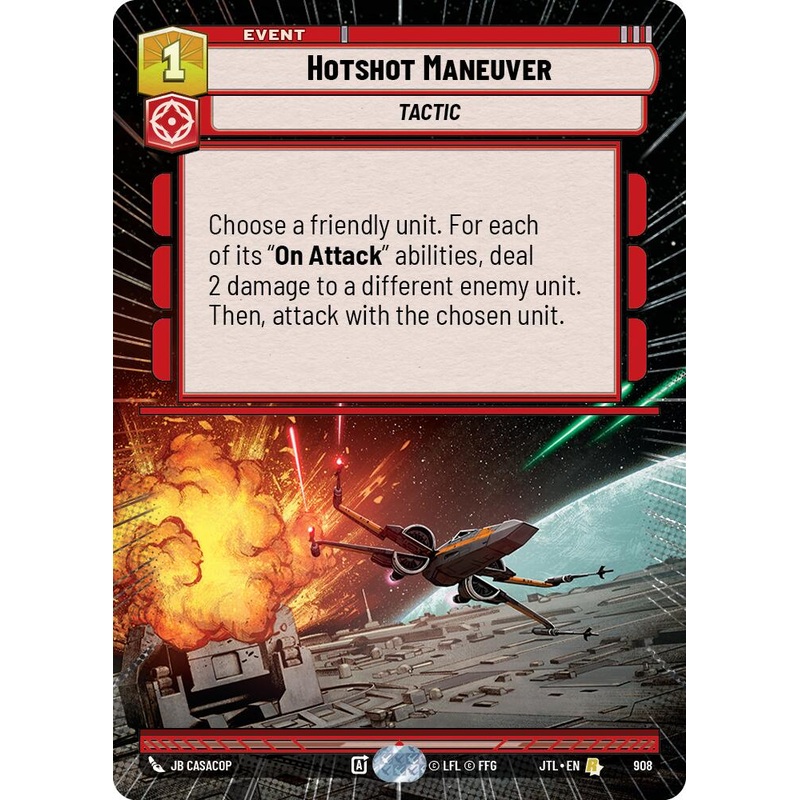 Hotshot Maneuver (908) (Hyperspace Foil) (908) [Jump to Lightspeed]